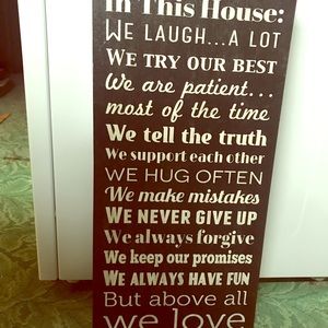 Inspirational wall canvas